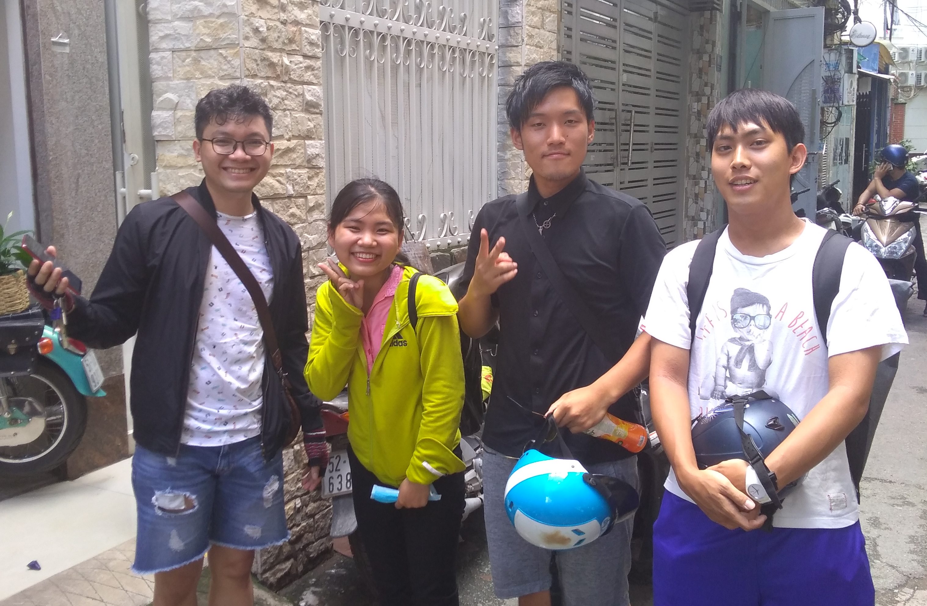 学生ボランティア市内観光ツアー 兎家 うさぎや ホーチミンの日本人ゲストハウス Usagiyah